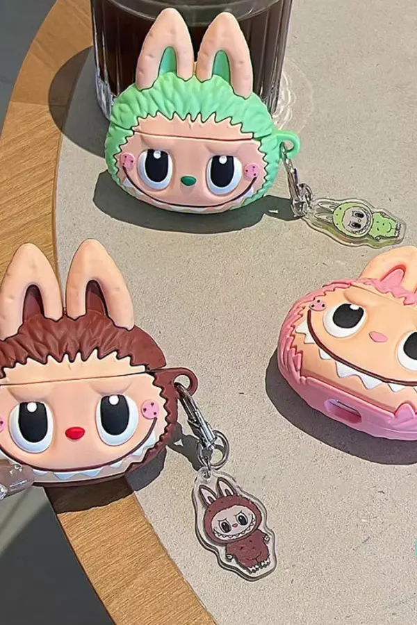 earbuds in a cute little hoodie
