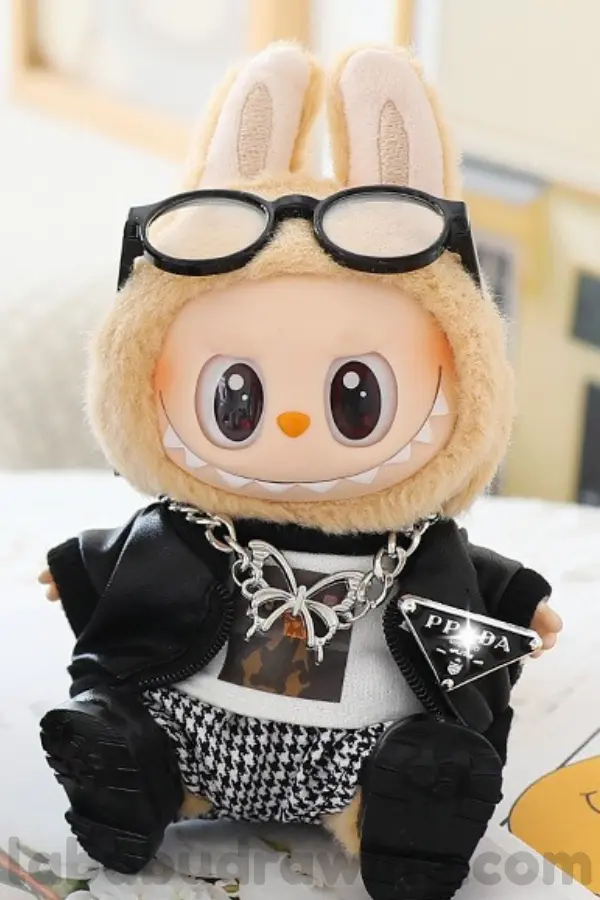Sitting Labubu Plush Toy