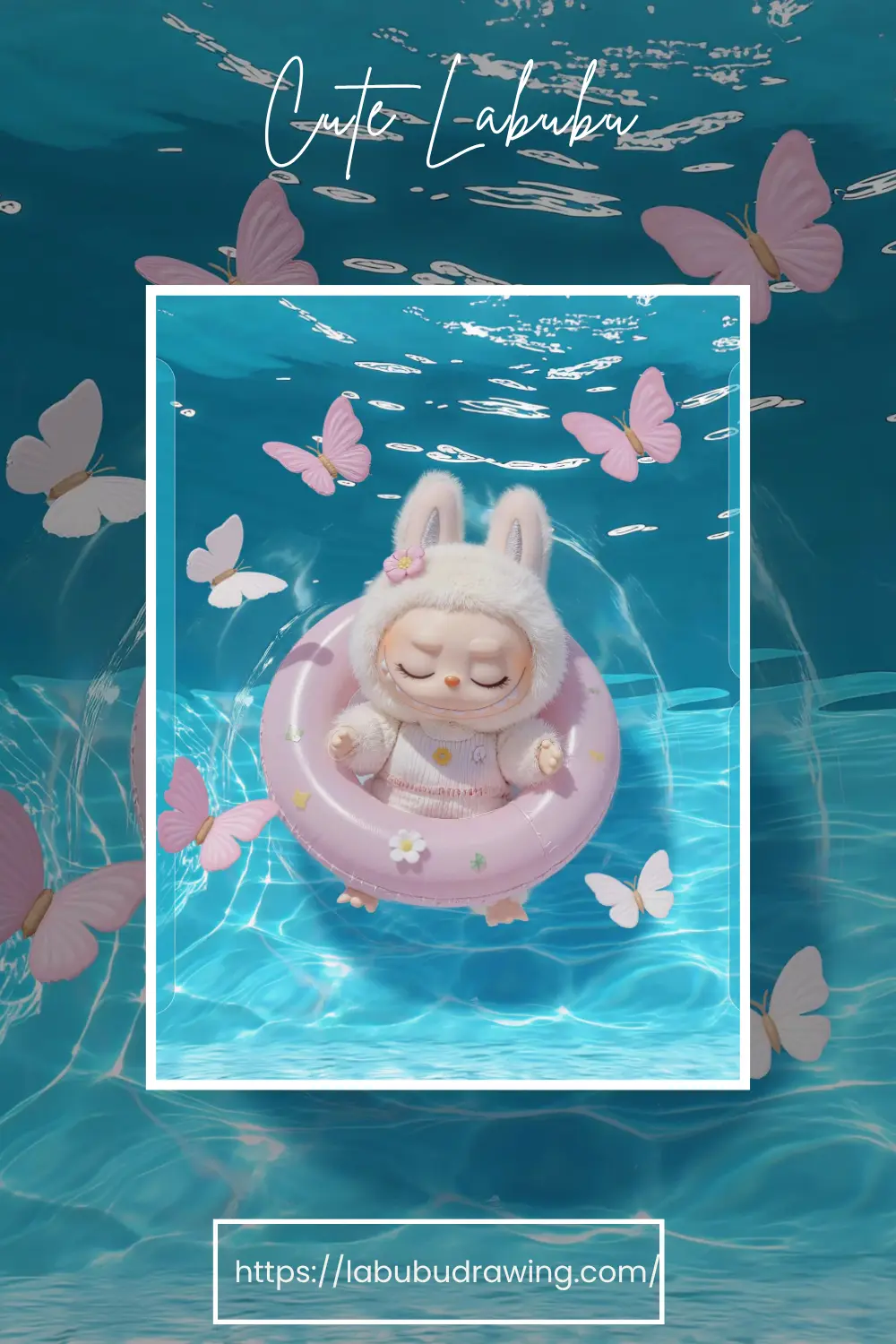 Cute Labubu Fan Art Wallpaper