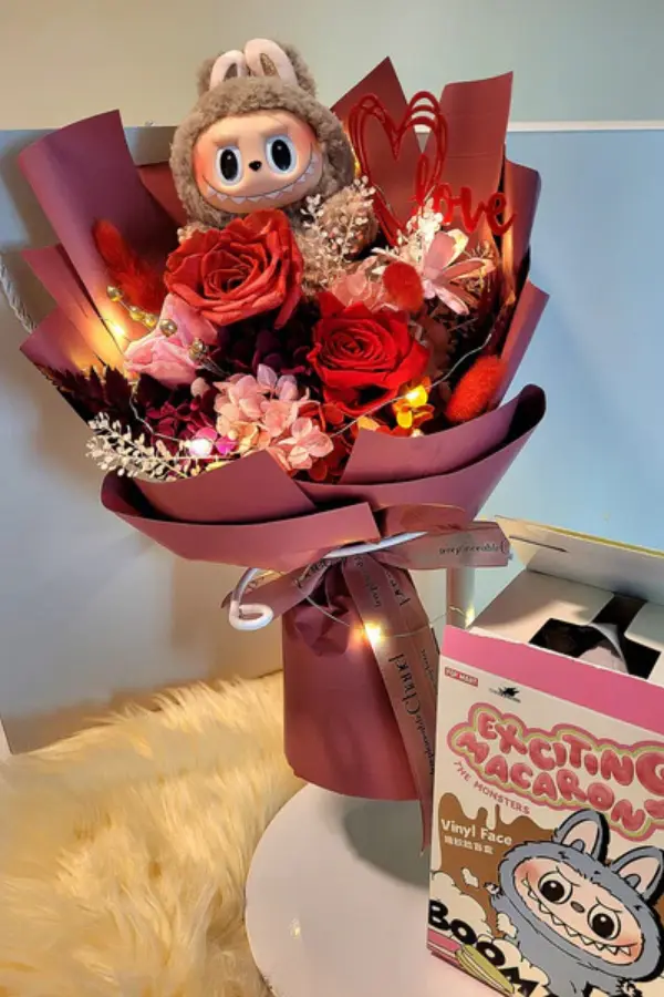 Whimsical World of Labubu Flower Magic