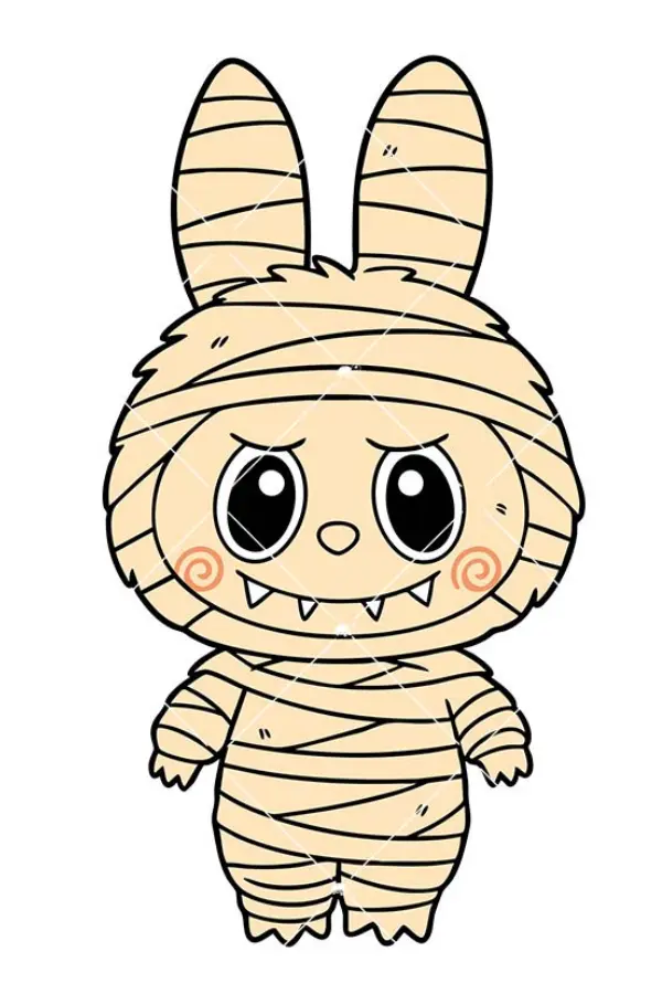 Adorable Labubu SVG Bundle for DIY Crafts